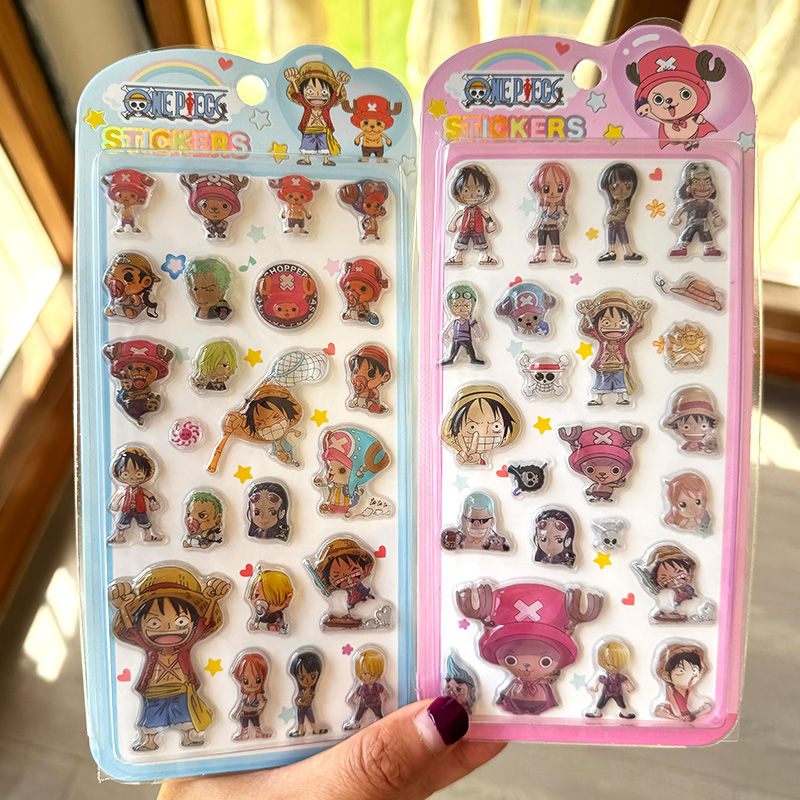 Phone Accessories Toys - Japanischer Stil Niedlicher One Piece Aufkleber