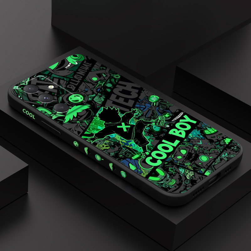 Led Flash Case - Cool Guy Graffiti Handyhülle für Samsung