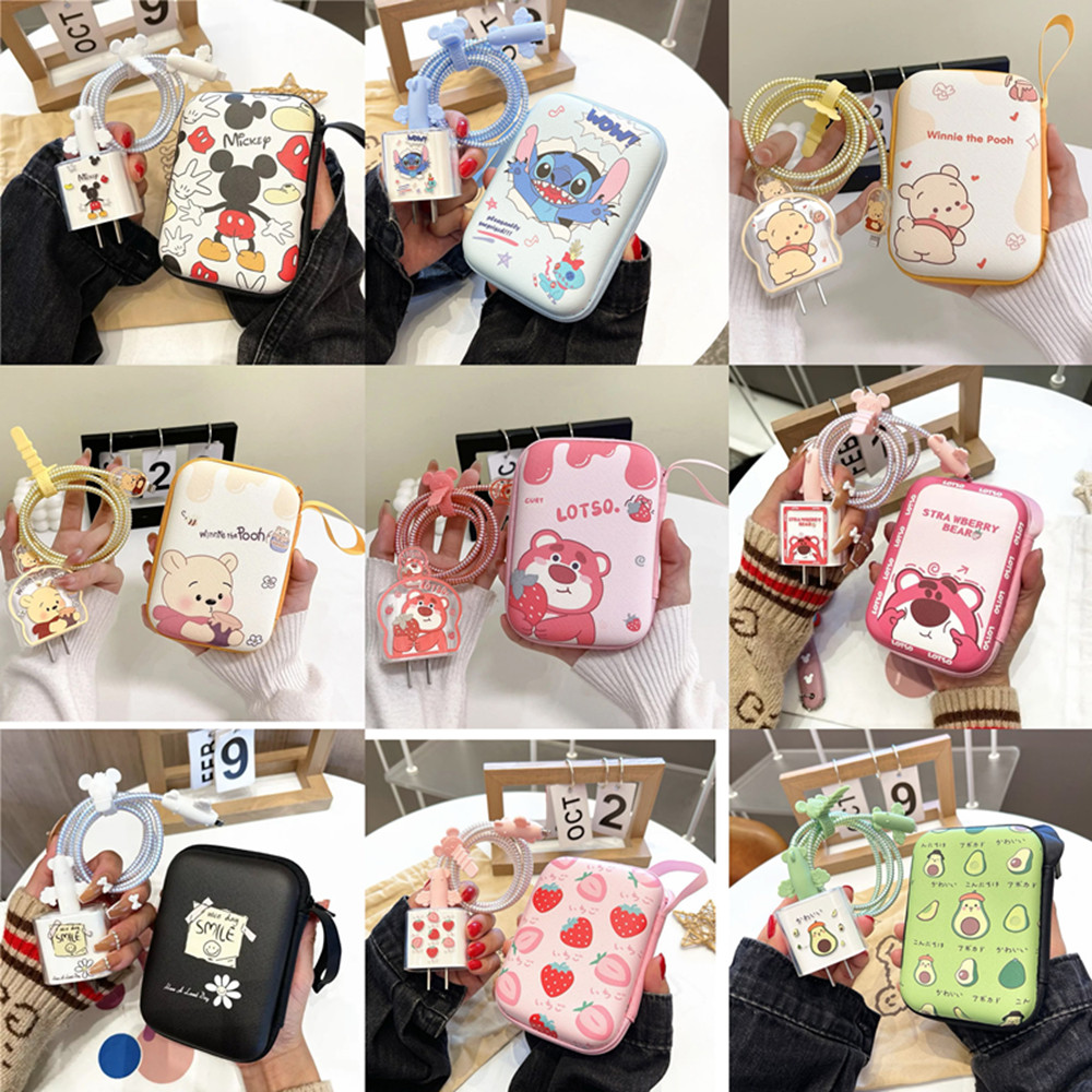 Phone Accessories Box Set - Cartoon-Kabelschutz für iPhone/iPad 18 W/20 W,