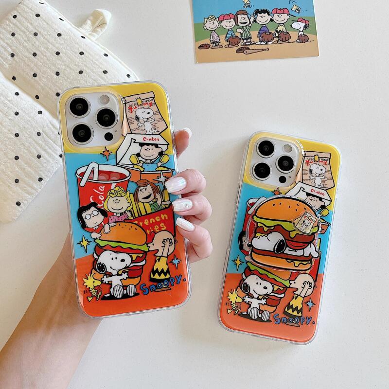 Phone Accessories Box Set - Snoopy Cartoon Magnetischer Kickstand Handyhülle Neuer