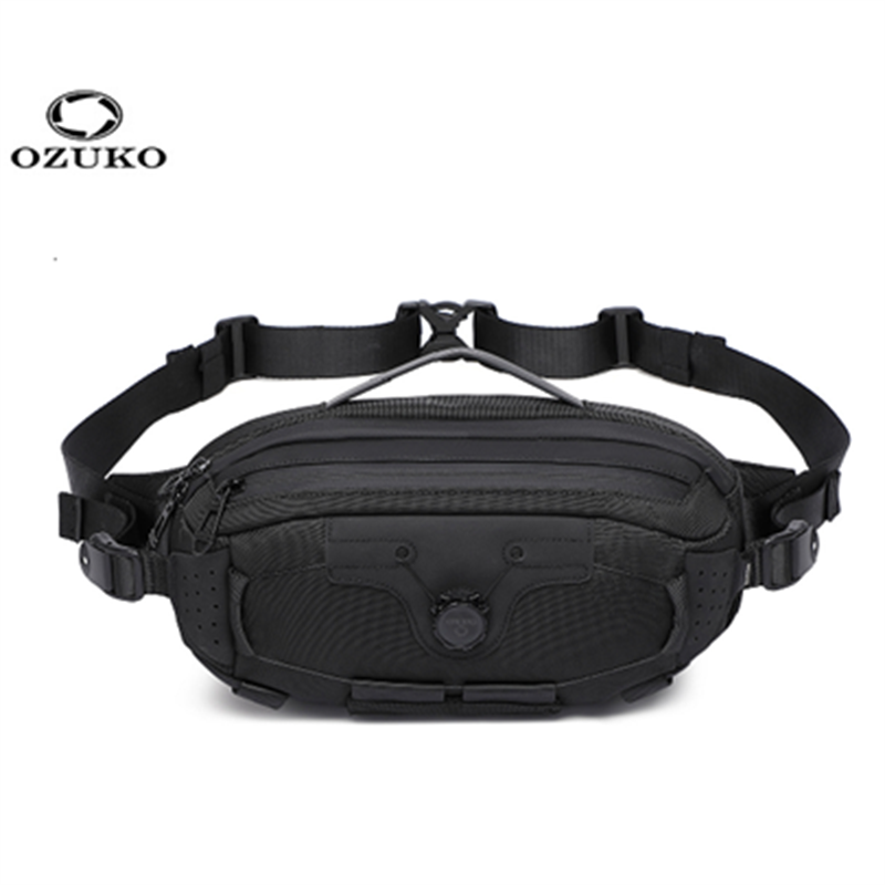Phone Accessories For Men - OZUKO Multifunktions-Brusttasche für Herren, taktische Techwear-Hüfttasche,