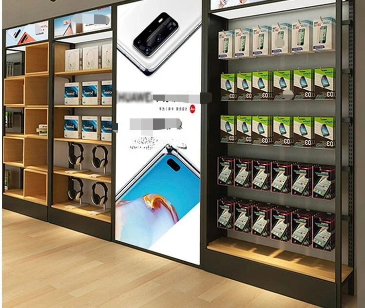Phone Accessories Cabinet - Handy-Vitrine 2, Handy-Recycling, Ladenzubehör, Thekenschrank, Präsentationsständer