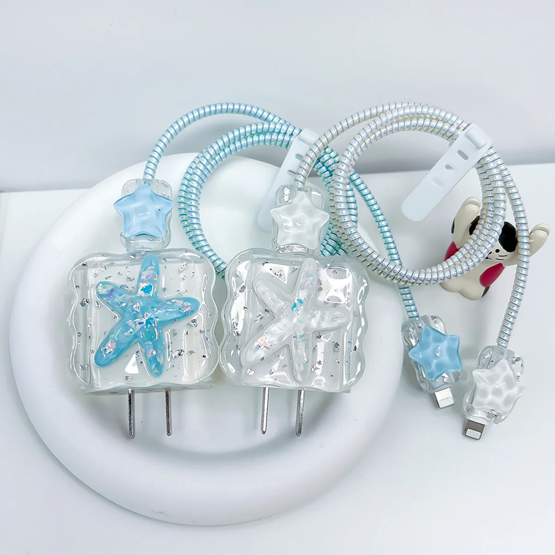 Phone Accessories Aesthetic - Koreanische Nette 3D Kristall Stern USB