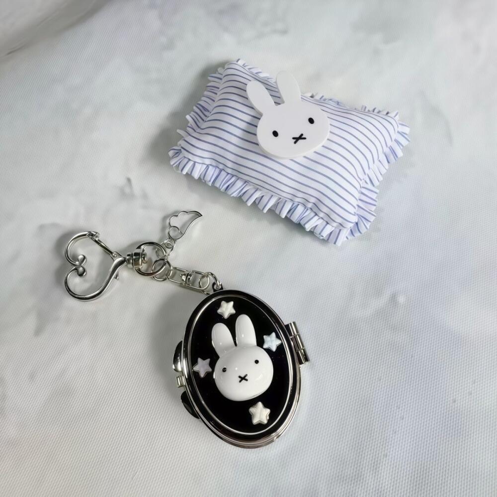 Phone Accessories Chain - Kawaii Miffy Schminkspiegel Kreativität Y2k Metall