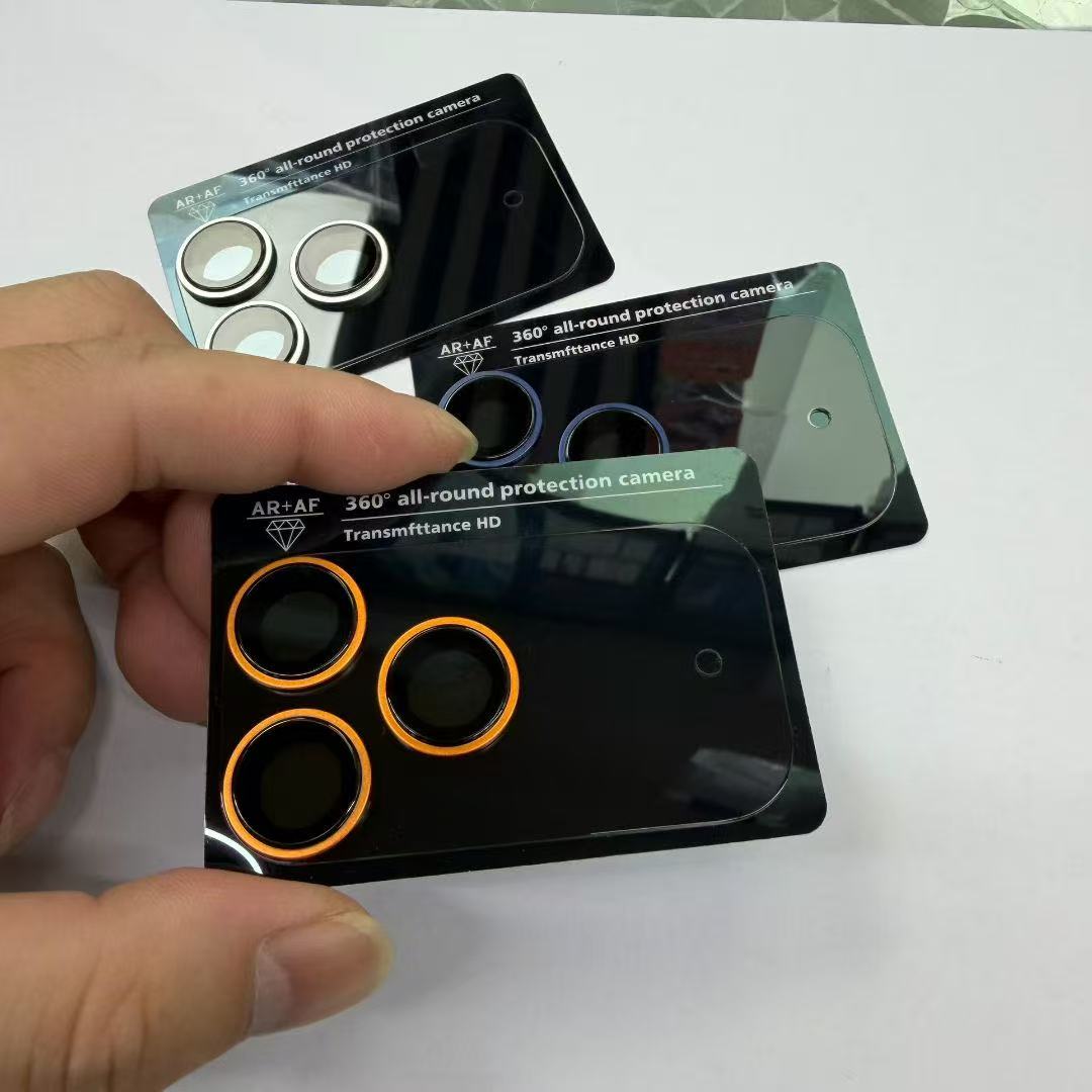 Phone Accessories Box Set - Carbon Fiber Full Kamera Objektiv Schutz