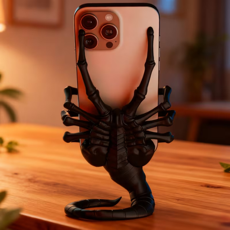 Kreativer Alien Facehugger Han – Phone Accessories Toys Bewertung und Preis