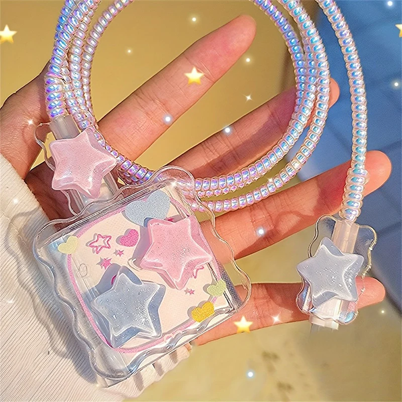 Kawaii süße 3D Stern Liebe Her – Phone Accessories Aesthetic Bewertung und Preis
