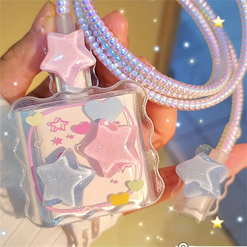 Kawaii süße 3D Stern Liebe Her – Phone Accessories Aesthetic Bewertung und Preis
