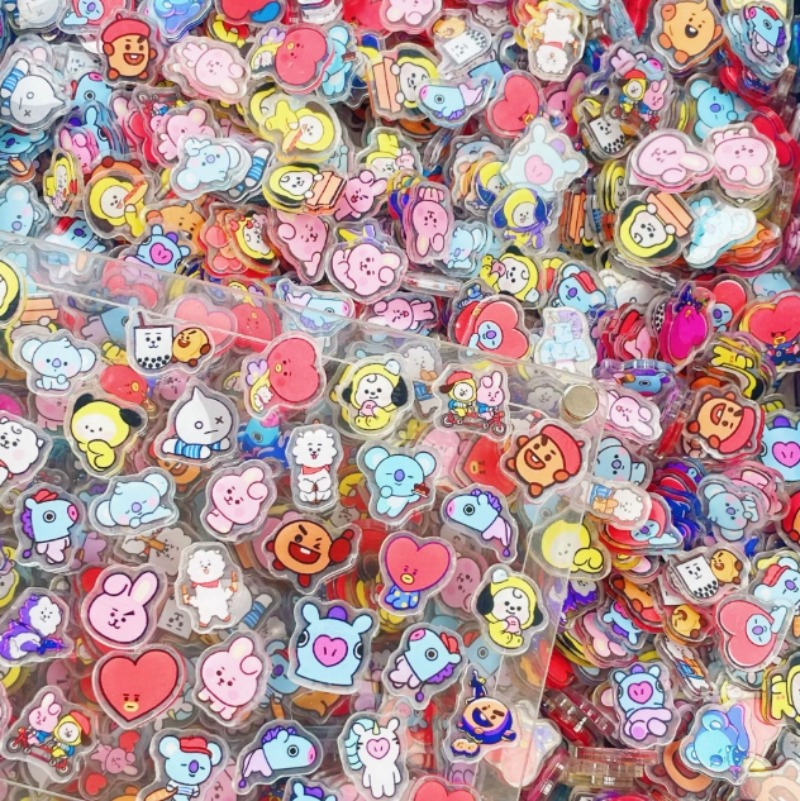 100 Mini BT21 Acrylplatten DIY – Phone Accessories Toys Bewertung und Preis