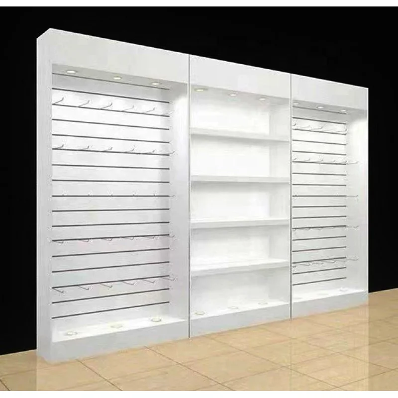 Maßgefertigter Holz-Slatwall-S – Phone Accessories Cabinet Bewertung und Preis
