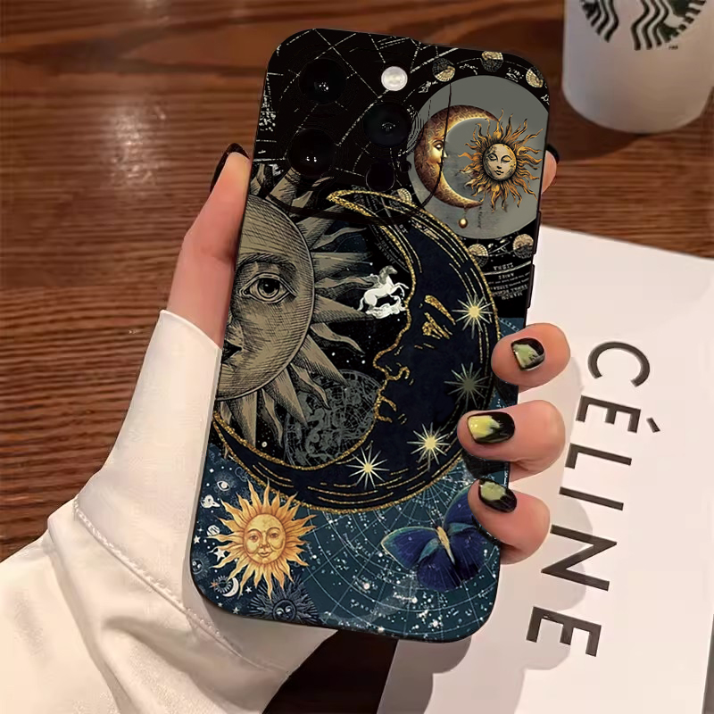 Ästhetische Sonne-Mond-Druck H – Phone Accessories Aesthetic Bewertung und Preis