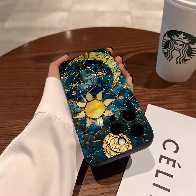 Ästhetische Sonne-Mond-Druck H – Phone Accessories Aesthetic Bewertung und Preis