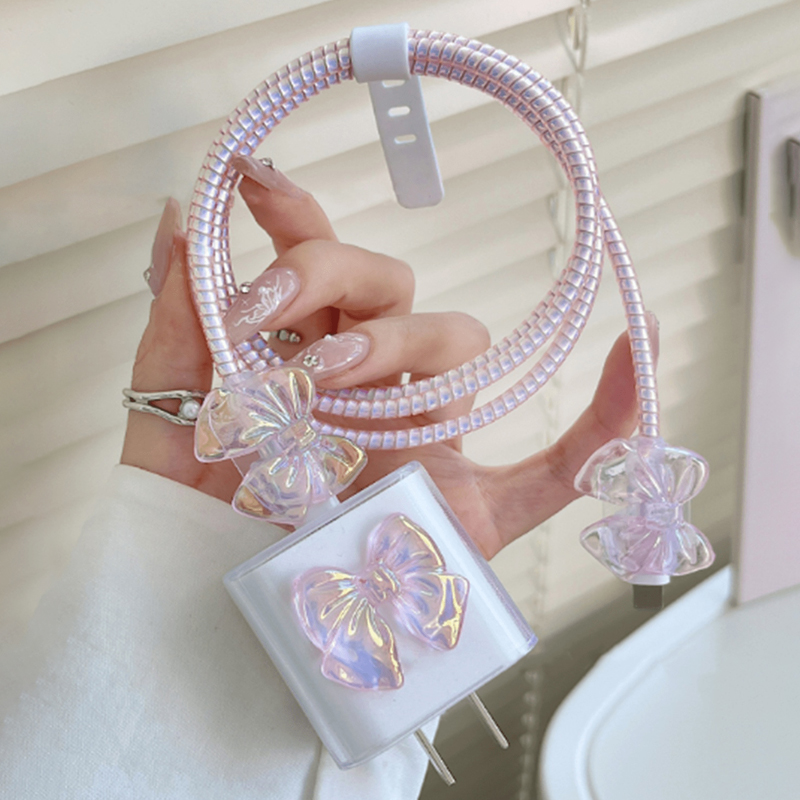 3D Rosa Bogen Kabel Ladegerät  – Phone Accessories Aesthetic Bewertung und Preis
