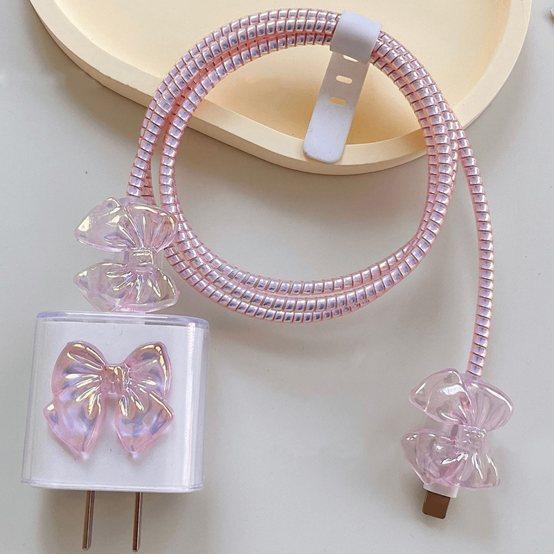 3D Rosa Bogen Kabel Ladegerät  – Phone Accessories Aesthetic Bewertung und Preis