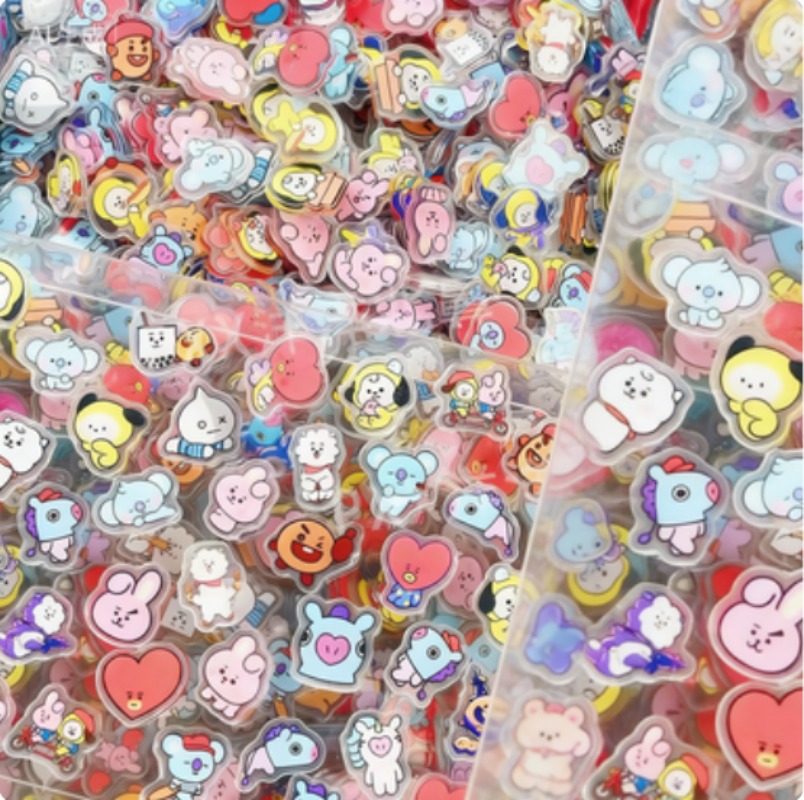 60 Stück 2CM Kawaii BT21 Acryl – Phone Accessories Toys Bewertung und Preis