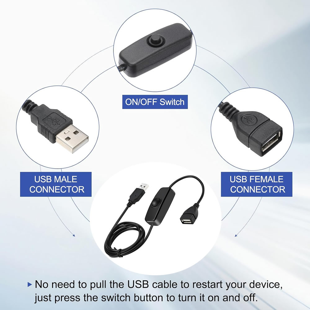 1 m/2 m USB-Verlängerungskabel – Led Flash Case Bewertung und Preis