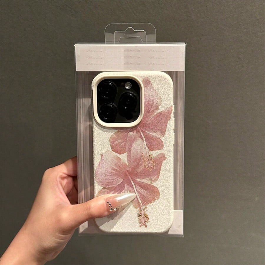 Rosa Hibiskus elegante hochäst – Phone Accessories Aesthetic Bewertung und Preis